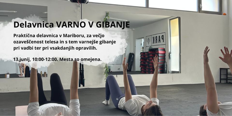 Delavnica varno v gibanje Delavnica varno v gibanje